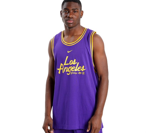 Nike Dri-FIT NBA  Los Angeles Lakers DNA Erkek Basktebol Atlet DH9375-504