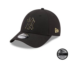 New Era New York Yankees MLB Black and Gold 9FORTY Unisex Şapka 60184628