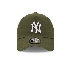 New Era New York Yankees Tonal Mesh Khaki A-Frame Trucker Unisex Şapka 60222546