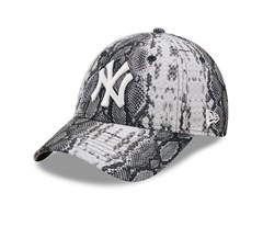 New York Yankees Snakeskin Print Womens 9FORTY Adjustable Kadın Şapka 60240486